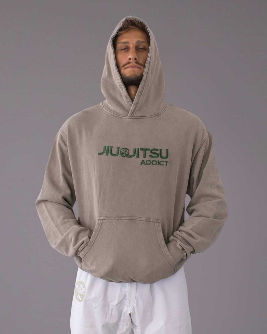 Jiu Jitsu Addict Hoodie — Dune