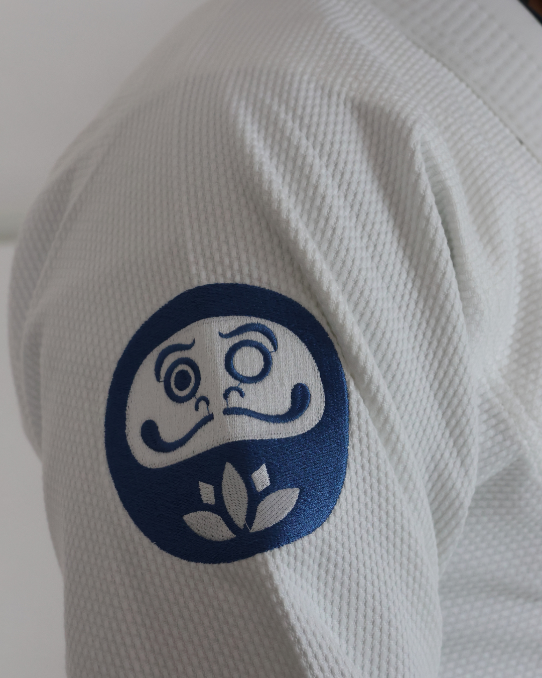 Daruma Flow Bamboo Gi — Blue Accent