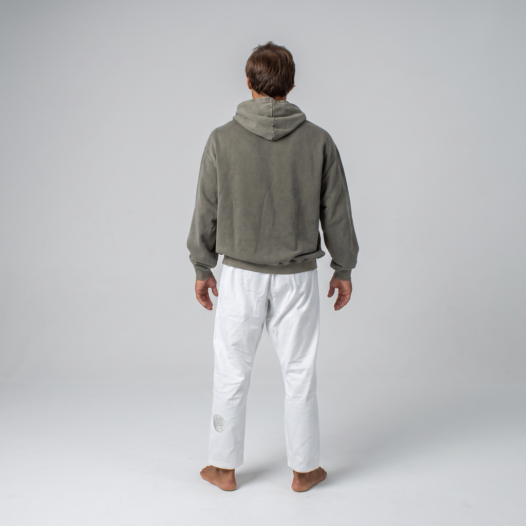 Jiu Jitsu Addict Hoodie — Olive Green