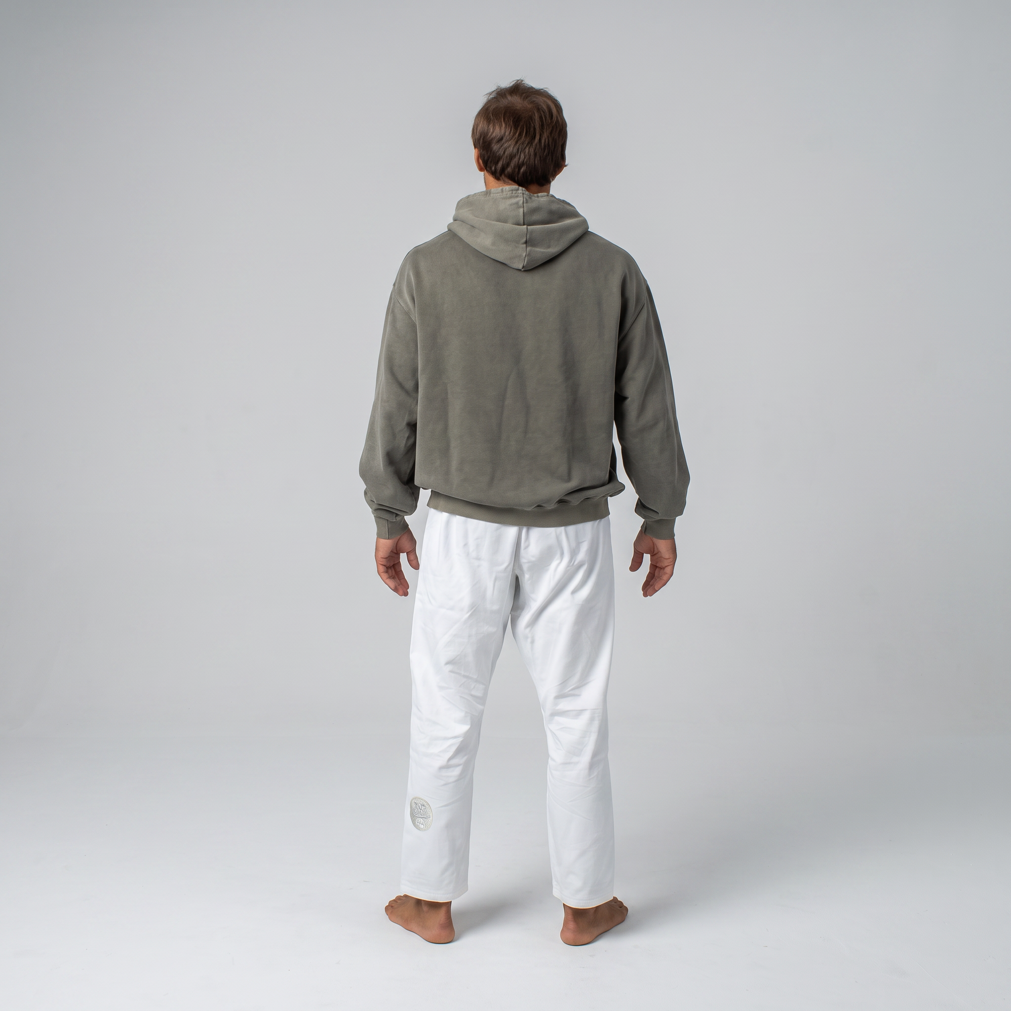 Jiu Jitsu Addict Hoodie — Olive Green