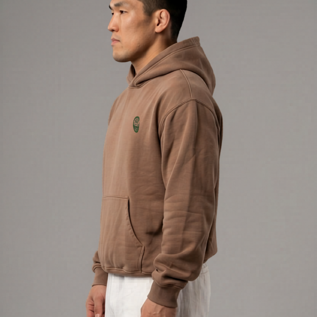 Daruma Classic Hoodie — Earth Brown