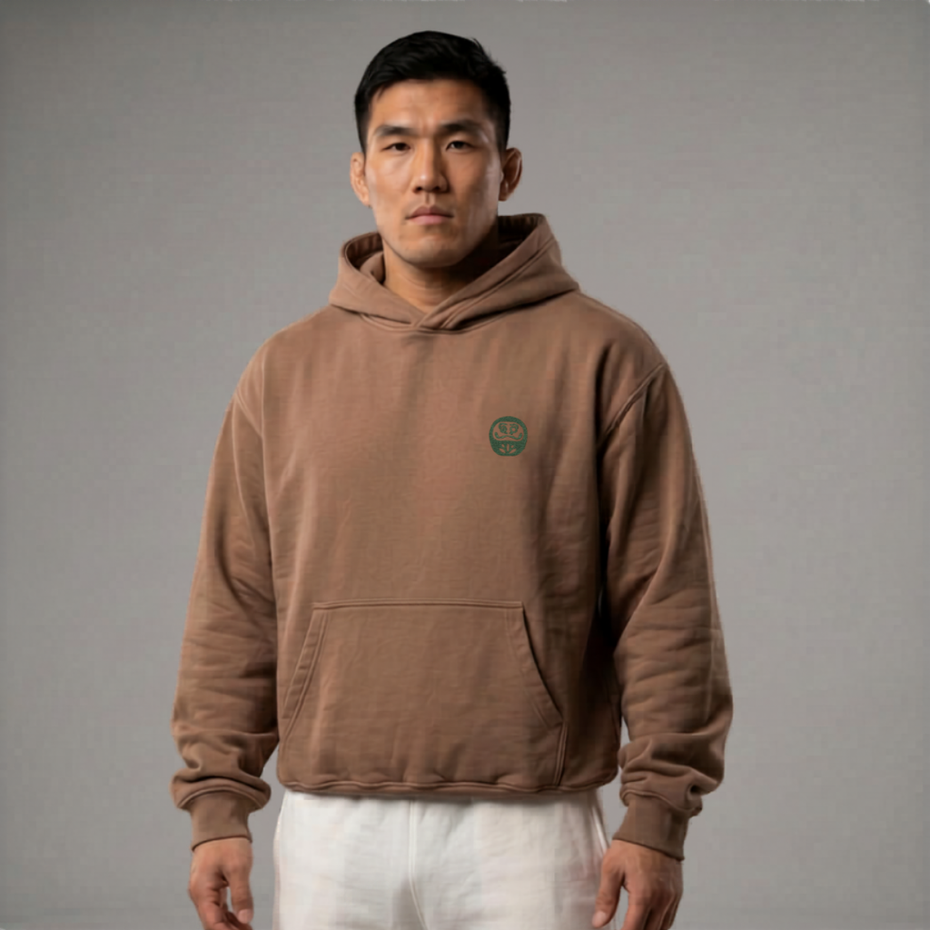 Daruma Classic Hoodie — Earth Brown