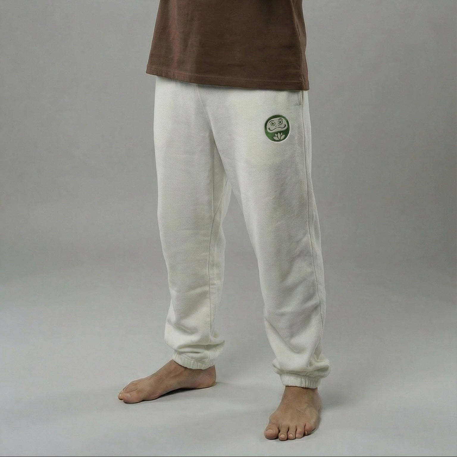 Daruma Hemp Joggers — Natural White