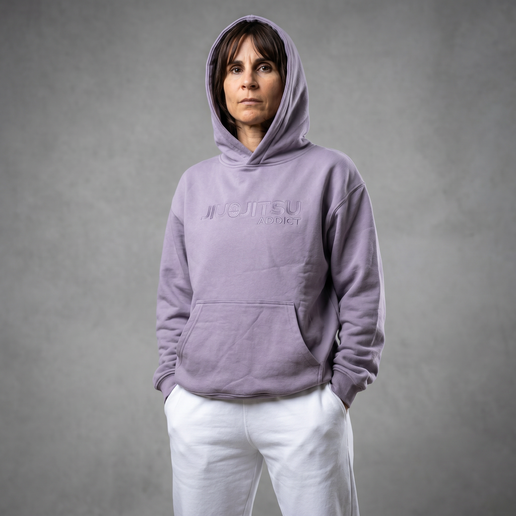 Jiu Jitsu Addict Hoodie — Purple
