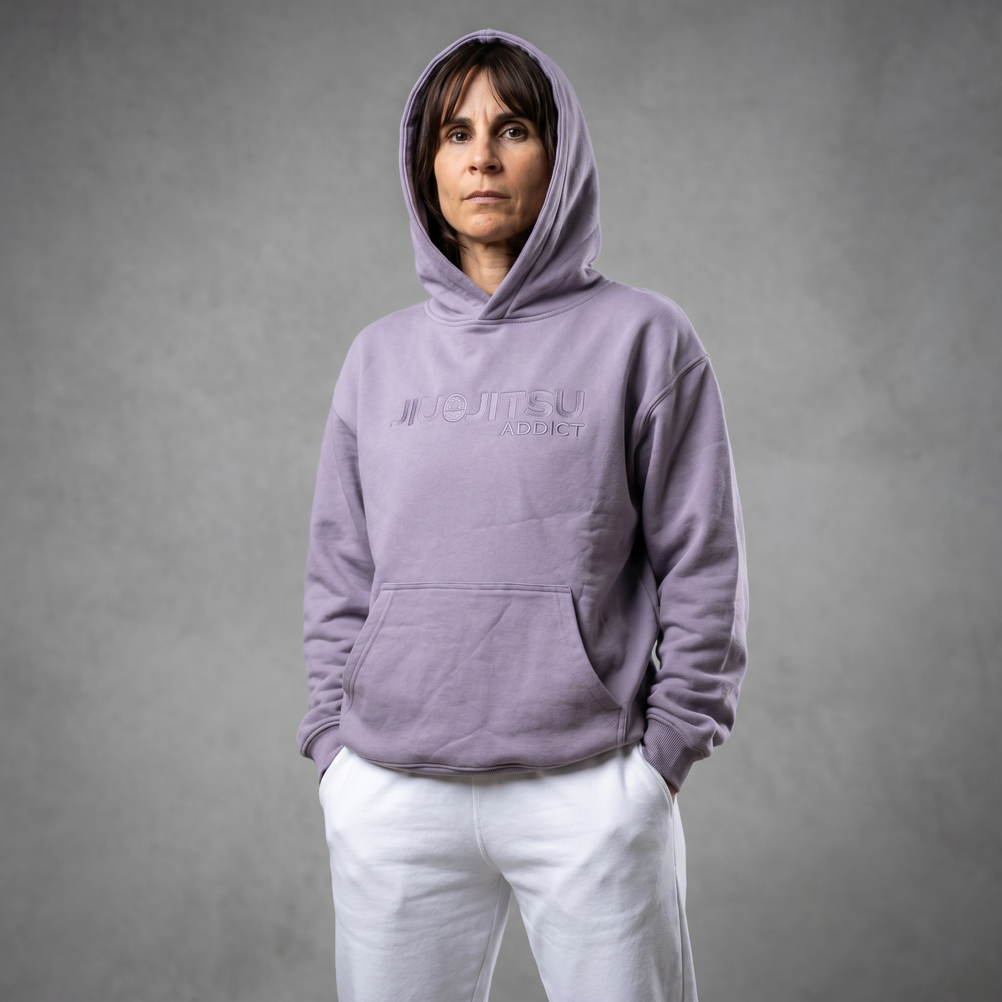 Jiu Jitsu Addict Hoodie — Purple