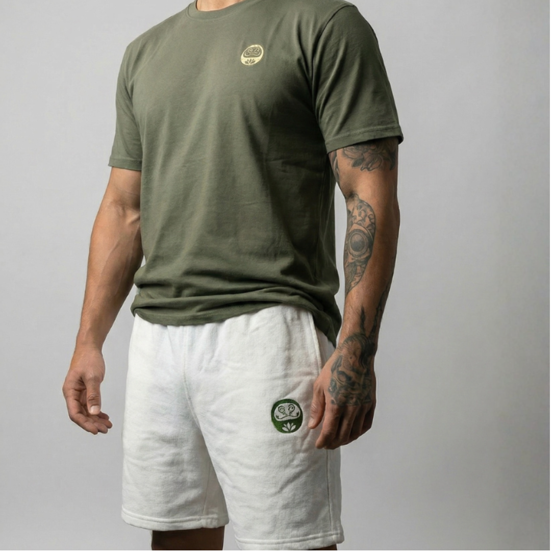 Daruma Hemp Shorts — Natural White