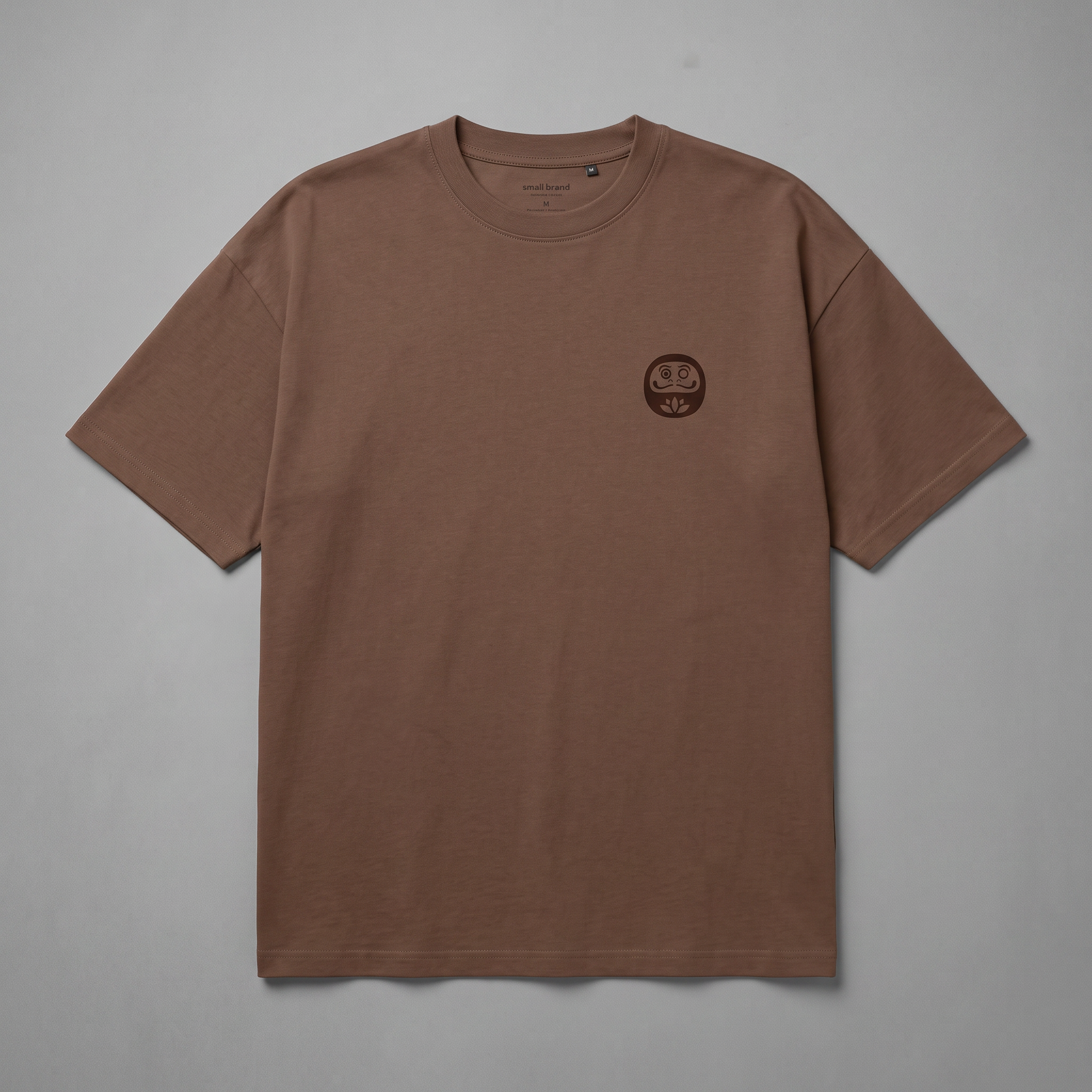 Daruma United in BJJ Tee — Earth Brown