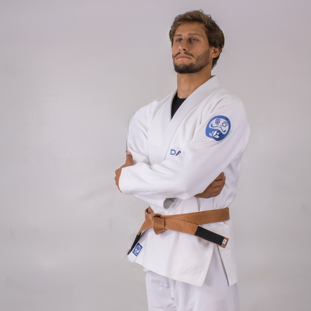 Daruma Flow Bamboo Gi — Blue Accent