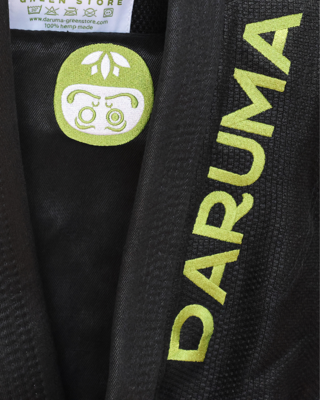 Daruma Signature Hemp Gi — Black (IBJJF Approved)