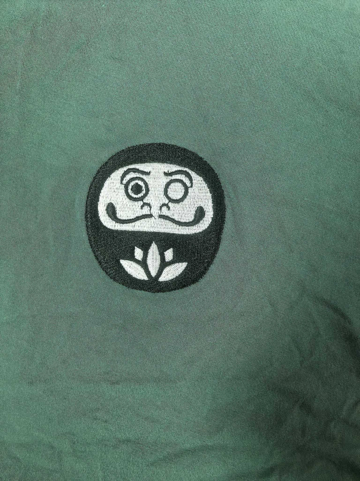 Daruma Bamboo Rashguard — Green · Long Sleeve